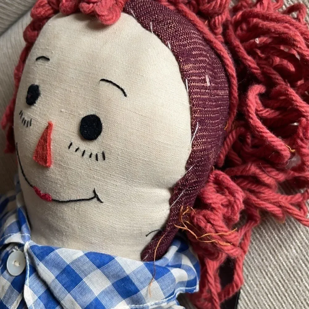 Antique and Vintage Raggety Ann and Raggety Andy dolls.